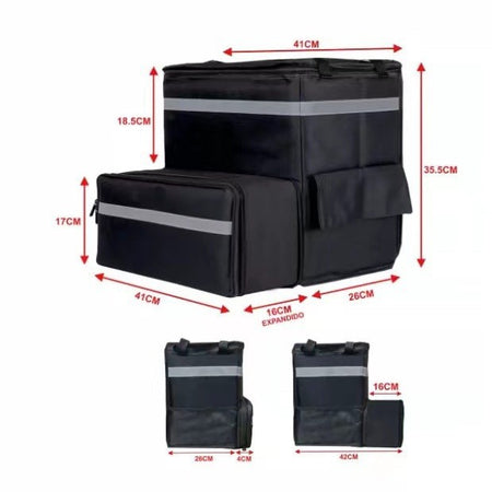 Lightweight Thermal Delivery Bag with Shoulder Straps