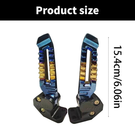 Lightweight aluminum motorcycle footrest pedal