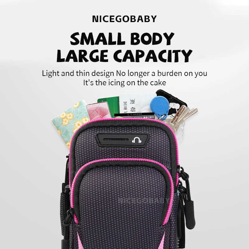 Lightweight and Compact Smartphone Holder for Active Workouts