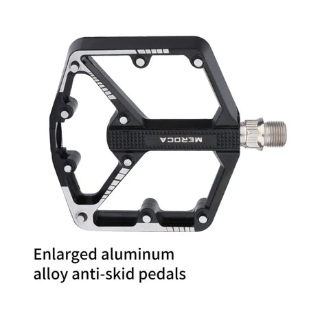 Lightweight cycling pedals with sealed DU bearing system