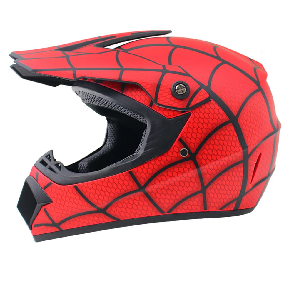 Lightweight kids helmet for motocross biking