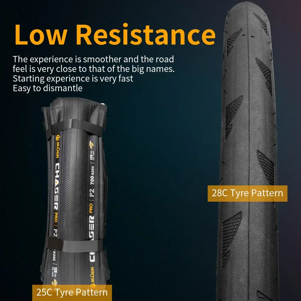 Lightweight road bicycle tire for speed cycling