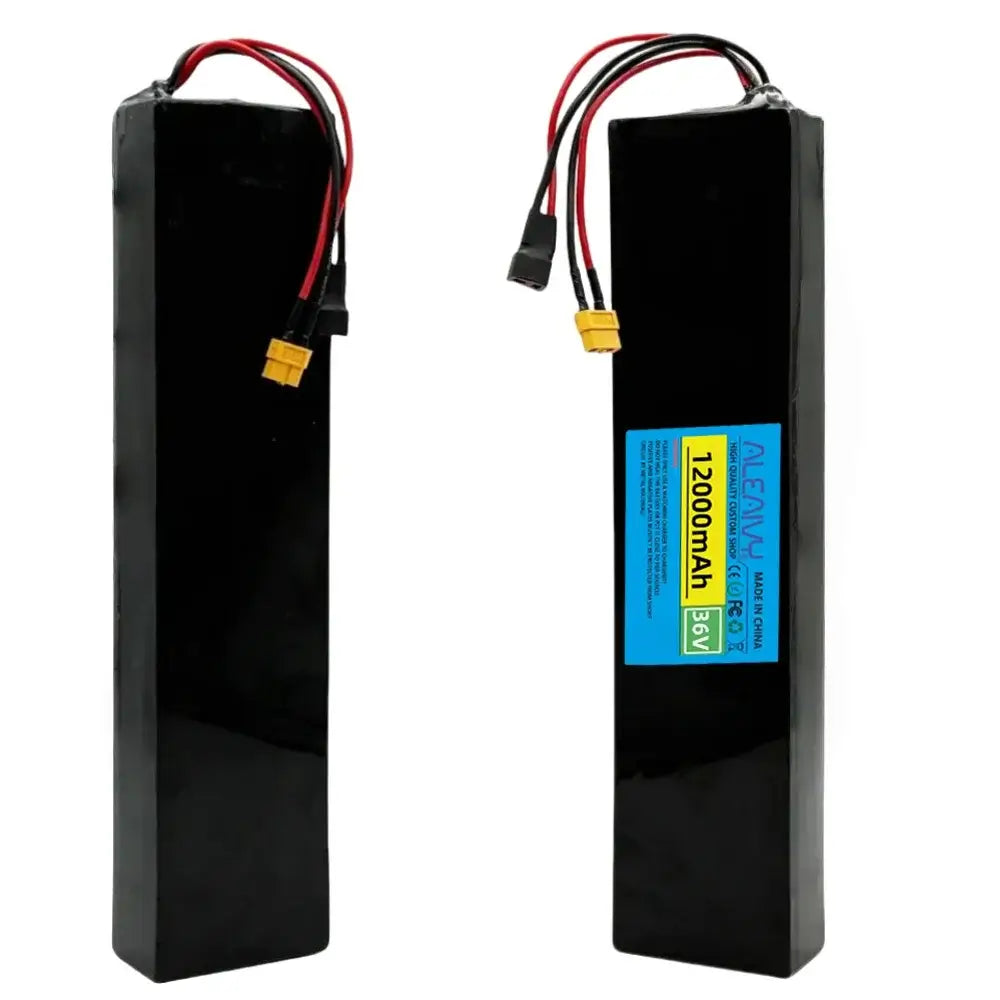 High Capacity 36V 12Ah Lithium Battery - 10S4P Long Range Replacement for 500W 700W Motors