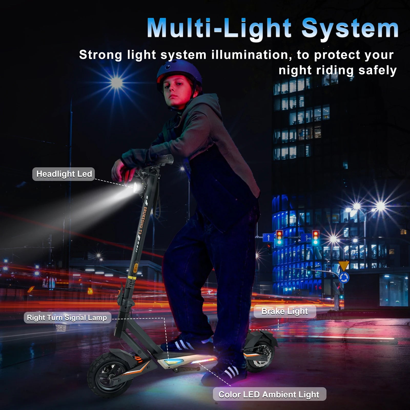Long Distance Electric Scooter 45 Mile Range