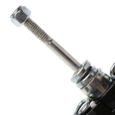 Long arm bicycle brake caliper with strong stopping power