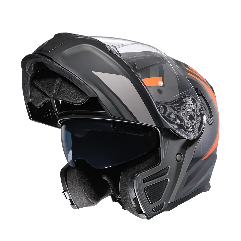 Long distance motorcycle helmet