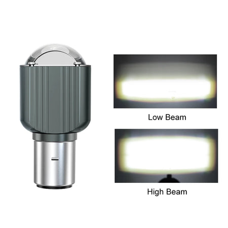 Long life H6 BA20D LED motorcycle headlight bulb