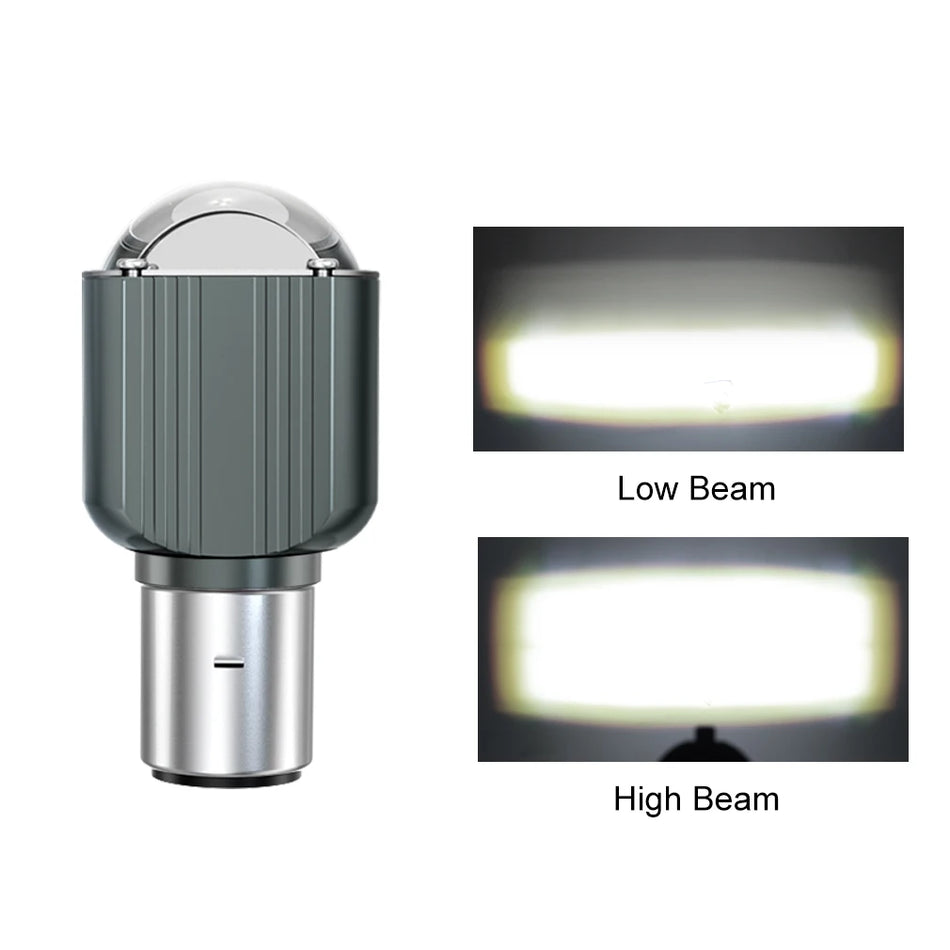 Long life H6 BA20D LED motorcycle headlight bulb