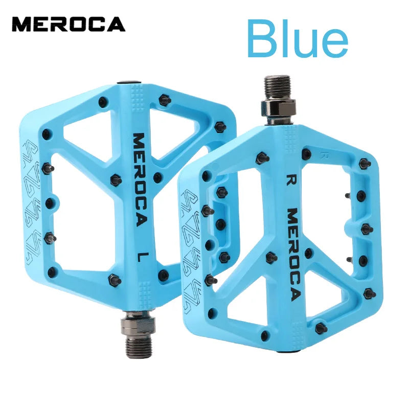 MEROCA ultralight cycling pedals nylon fiber construction