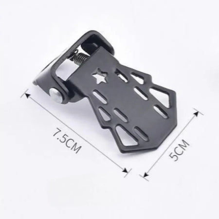 MTB bicycle rear footrest pegs durable steel construction