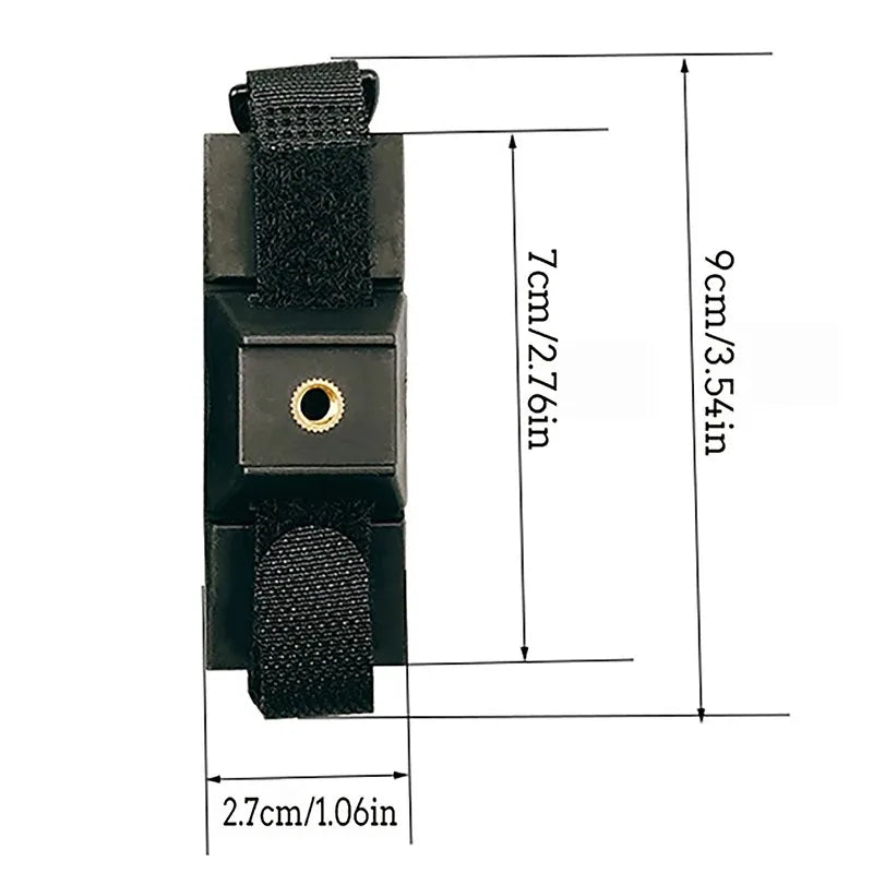 MTB bottle cage mounting base