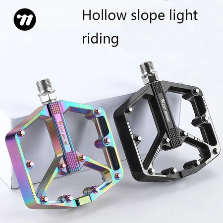 MTB cycling pedals strong alloy platform design