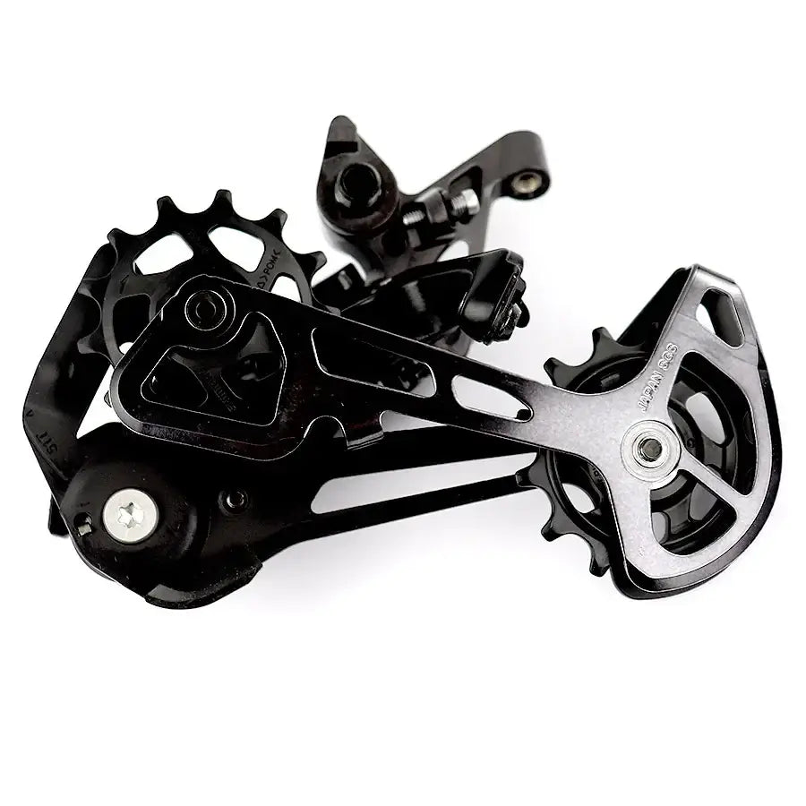 MTB wide range cassette 45T to 51T derailleur