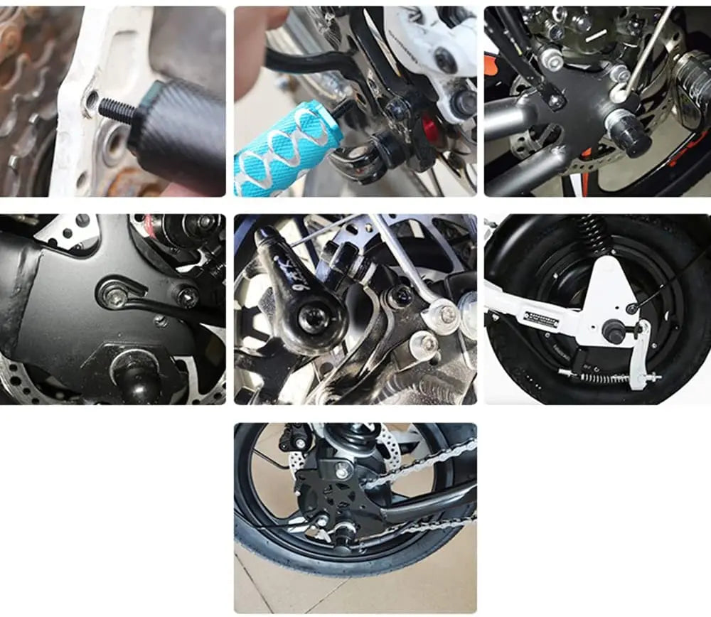 Mini bicycle passenger foot rests aluminum alloy pair