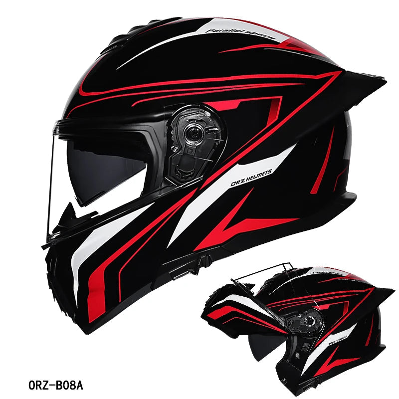 Modern design modular flip helmet
