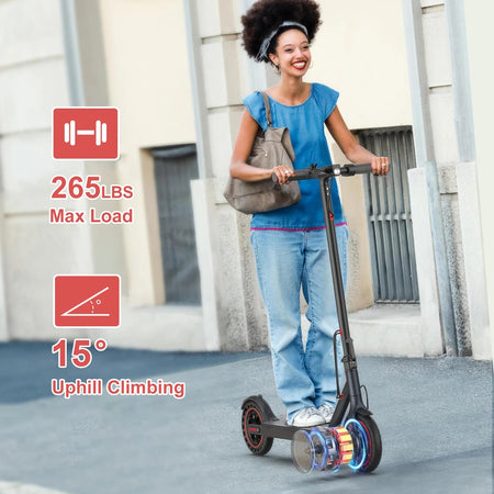 Modern electric scooter with easy carry folding design