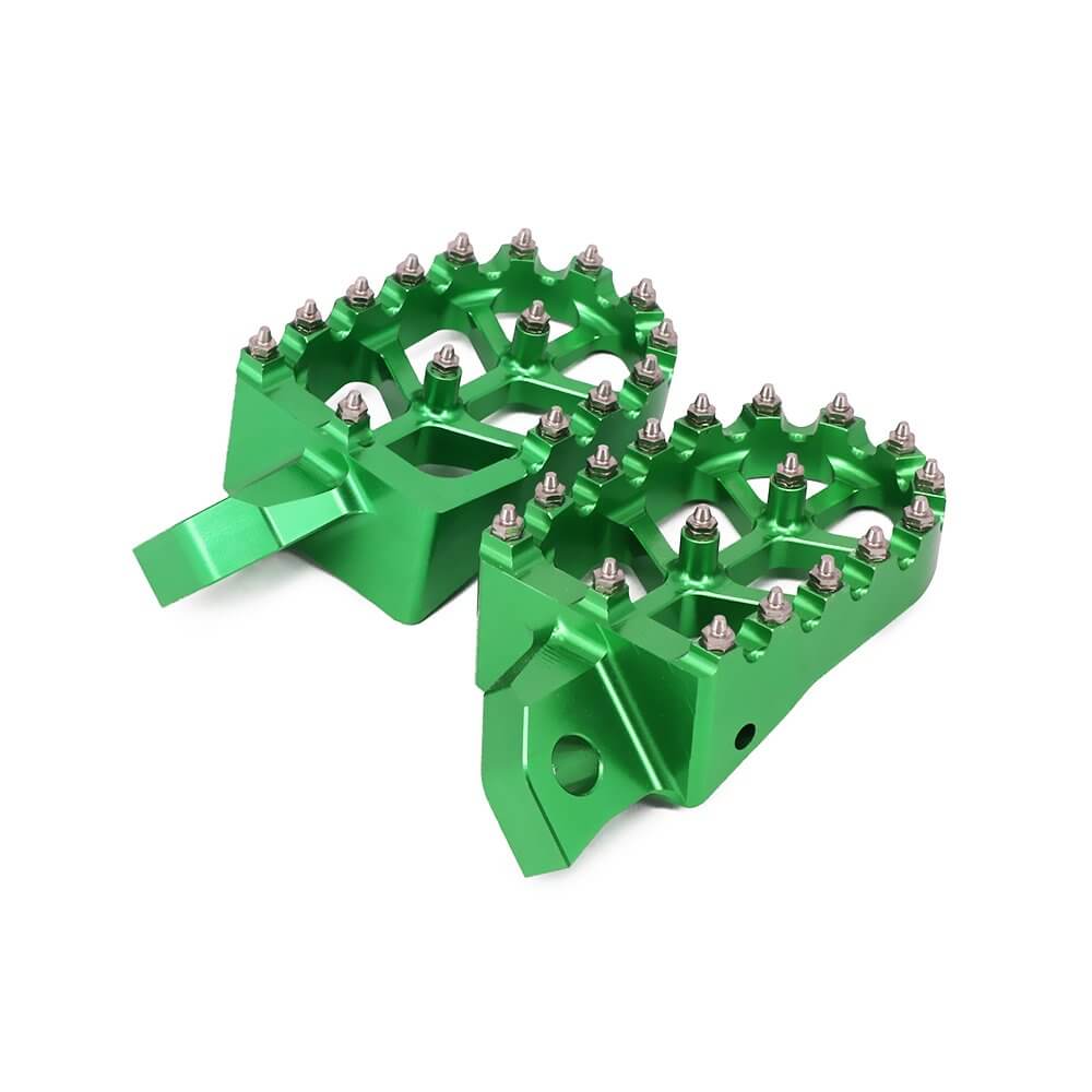 Motocross bike foot pegs strong Y bridge structure support