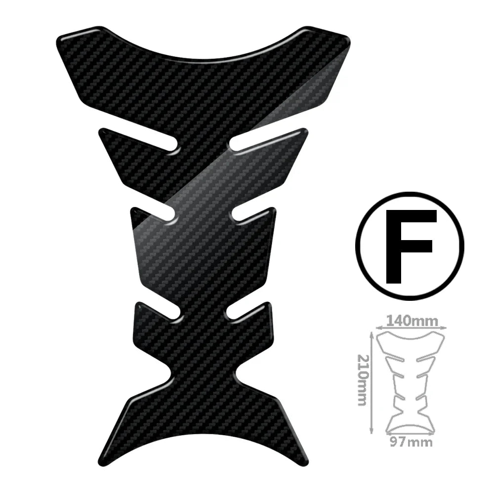   Motorcycle Tank Pad Protection Carbon-look Sticker