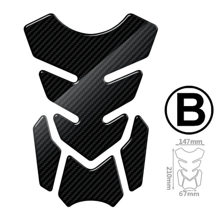   Motorcycle Tank Pad Protection Carbon-look Sticker
