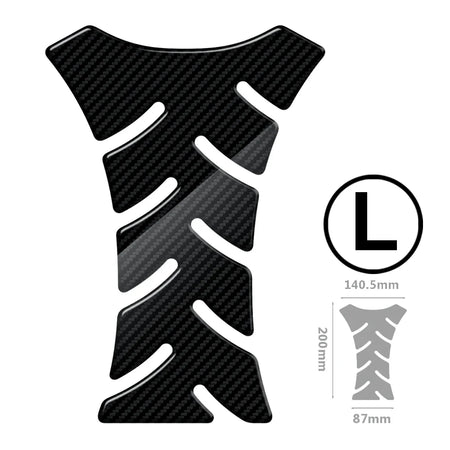   Motorcycle Tank Pad Protection Carbon-look Sticker