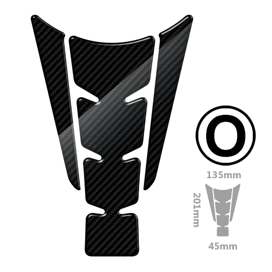   Motorcycle Tank Pad Protection Carbon-look Sticker