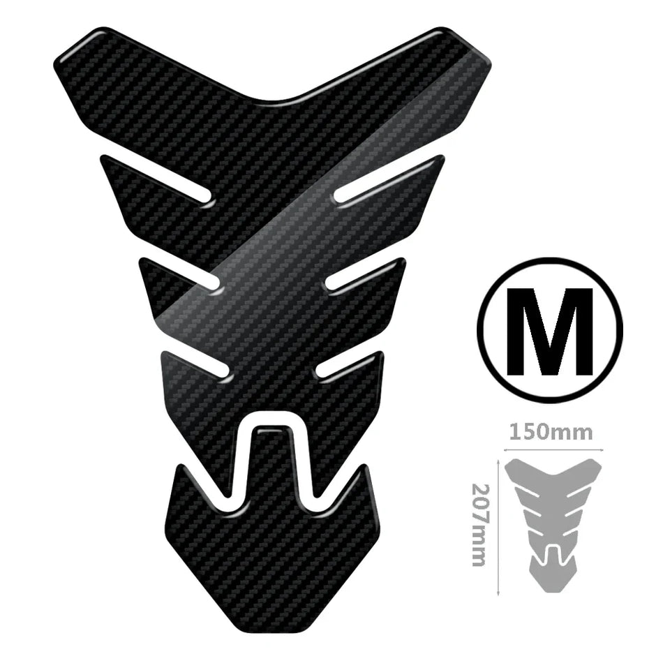   Motorcycle Tank Pad Protection Carbon-look Sticker