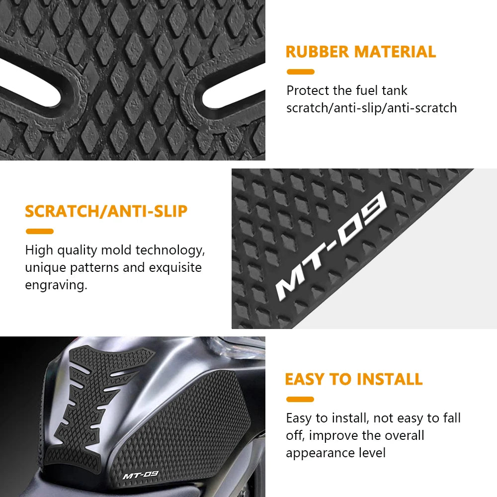   Tank Pad Protector Sticker Decal for MT-09 Motorcycle