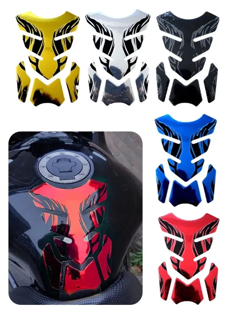   Honda Yamaha 3D Fishbone Tankpad Sticker