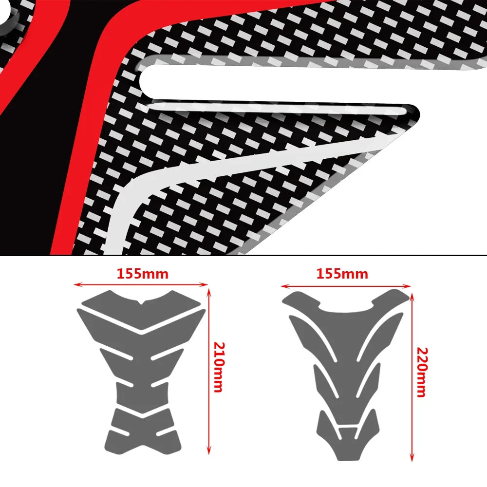   3D Resin Motorcycle Tank Pad Protector