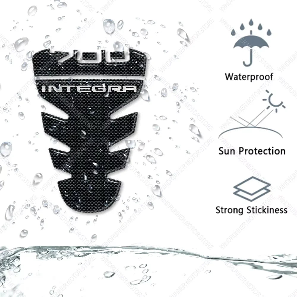   3D Gel Epoxy Resin Saddle Part Stickers for HONDA INTEGRA 700 750