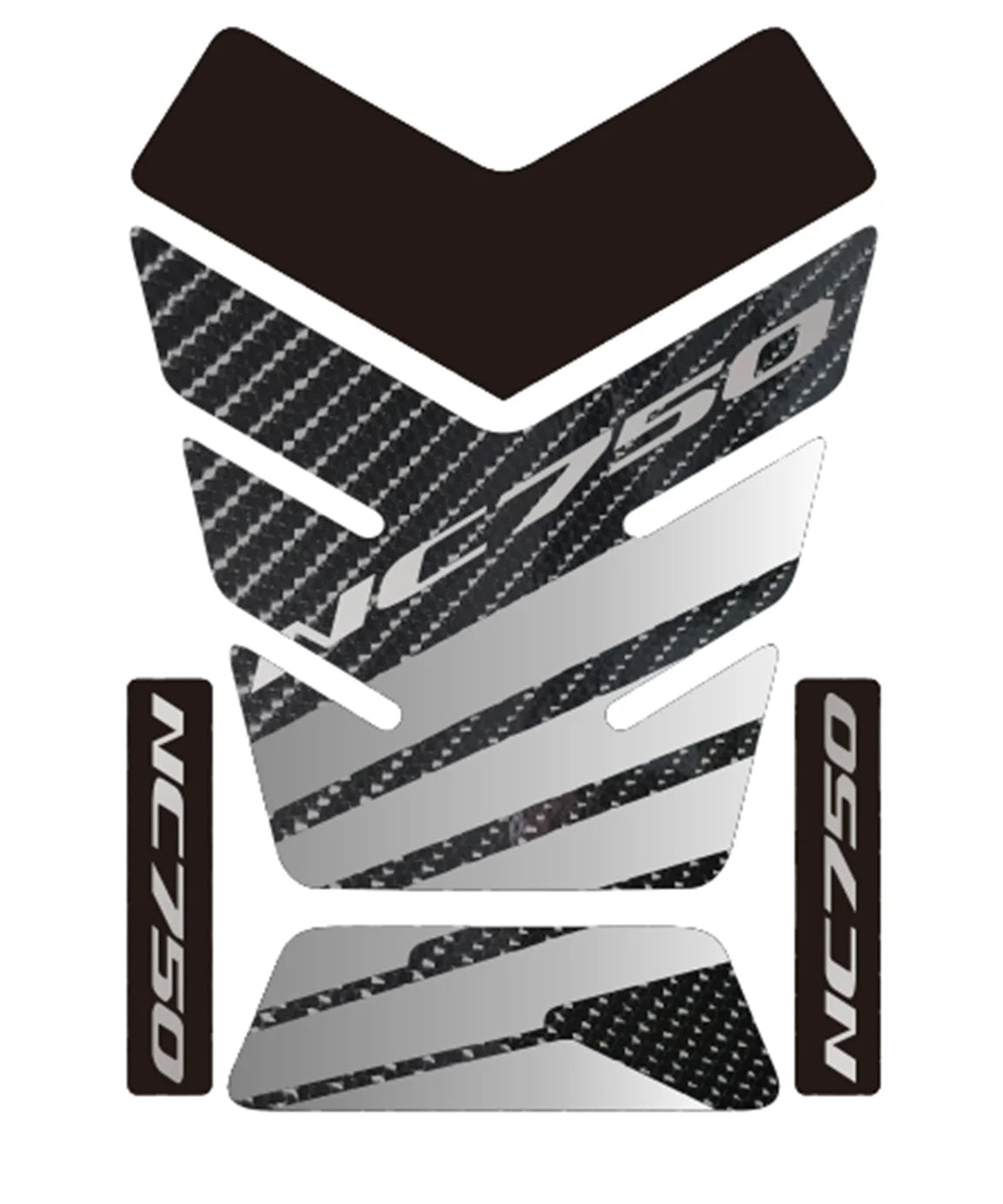   Honda NC750X NC750S Motorcycle Fuel Tank Protector 3D Gel Sticker Decal