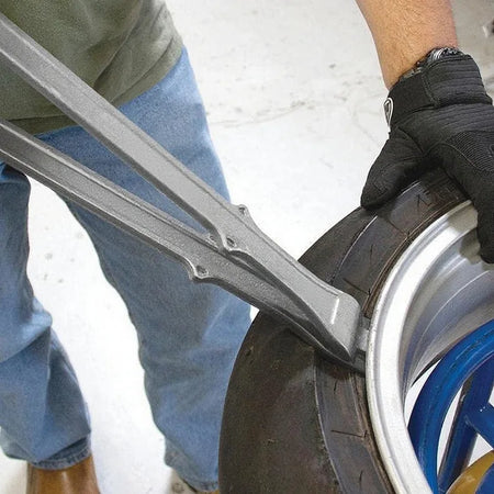   Motorcycle Tire Tilt Rod & Tire Retread Tool Combination