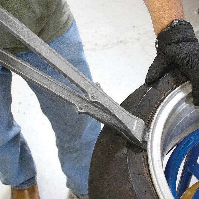   Motorcycle Tire Tilt Rod & Tire Retread Tool Combination