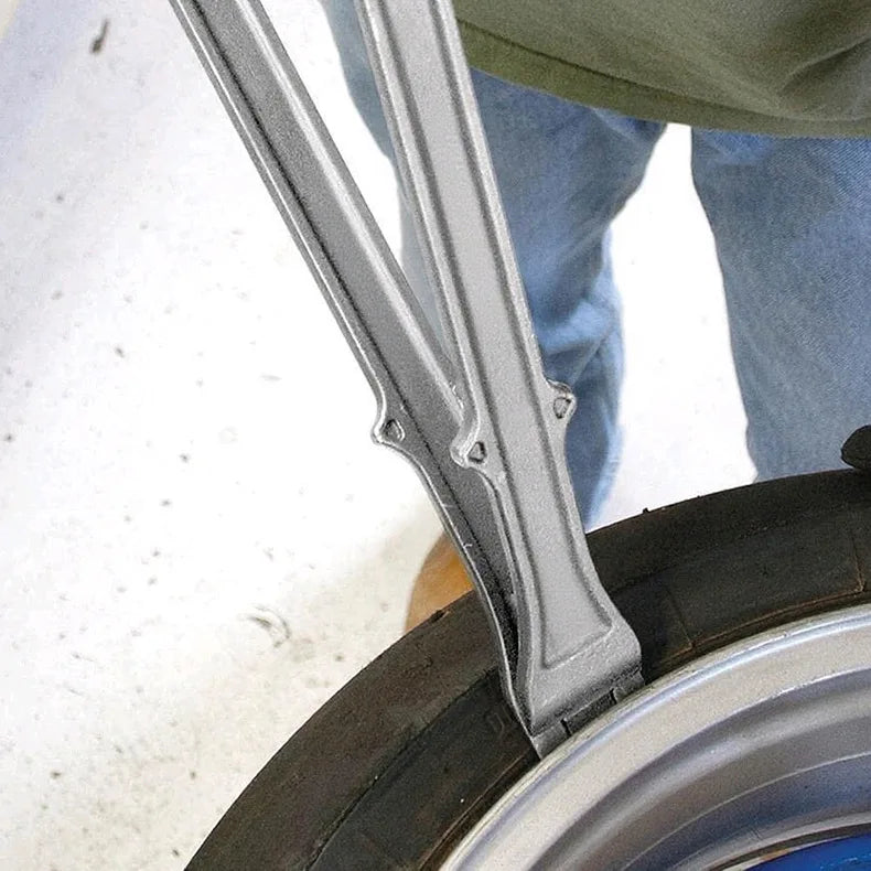   Motorcycle Tire Tilt Rod & Tire Retread Tool Combination