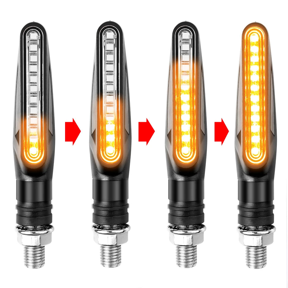 Motorcycle LED turn signals for safer rides