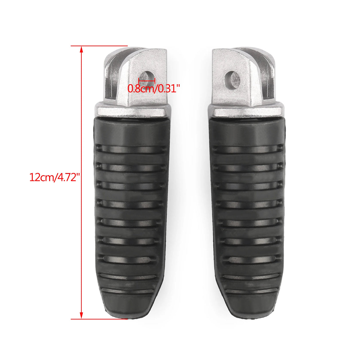 Motorcycle front foot pegs for Suzuki GSR600 durable construction