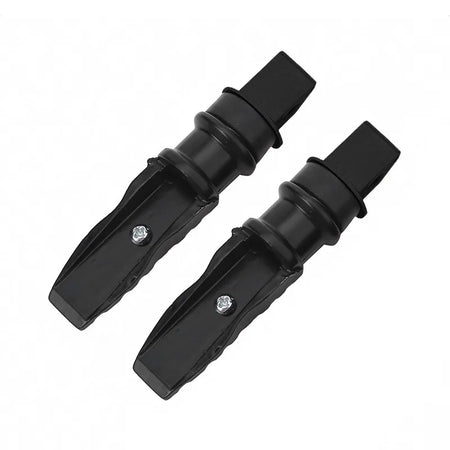 Motorcycle rear passenger footrest pedals 8mm mount