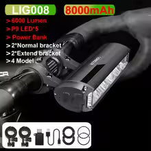 NEWBOLER front bicycle light 6000 lumens