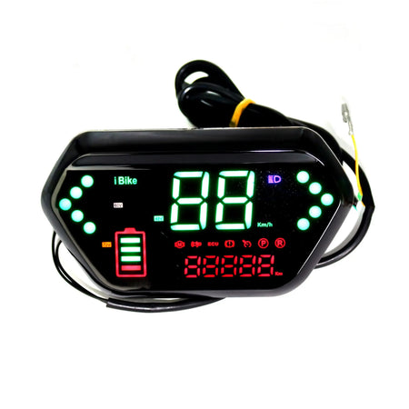 New Style EV electric bicycle LCD display showing speed and battery status