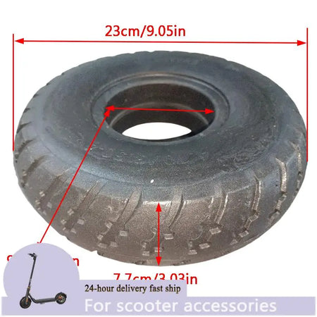 Non inflatable 4.10/3.50-4 solid tire for industrial use