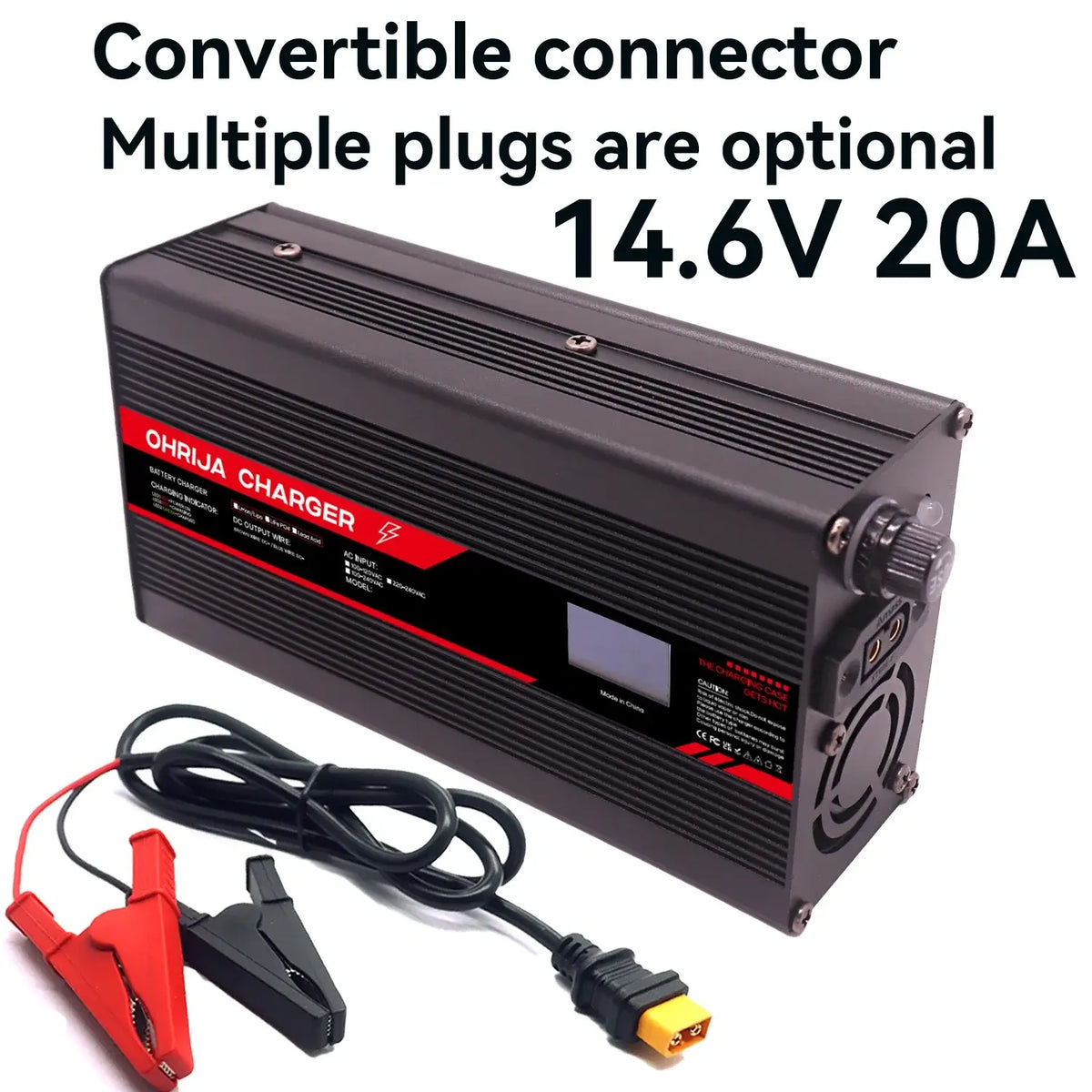 OHRIJA-14.6V-20A-Ultra-Fast-LiFePO4-Battery-Charger-Main-View