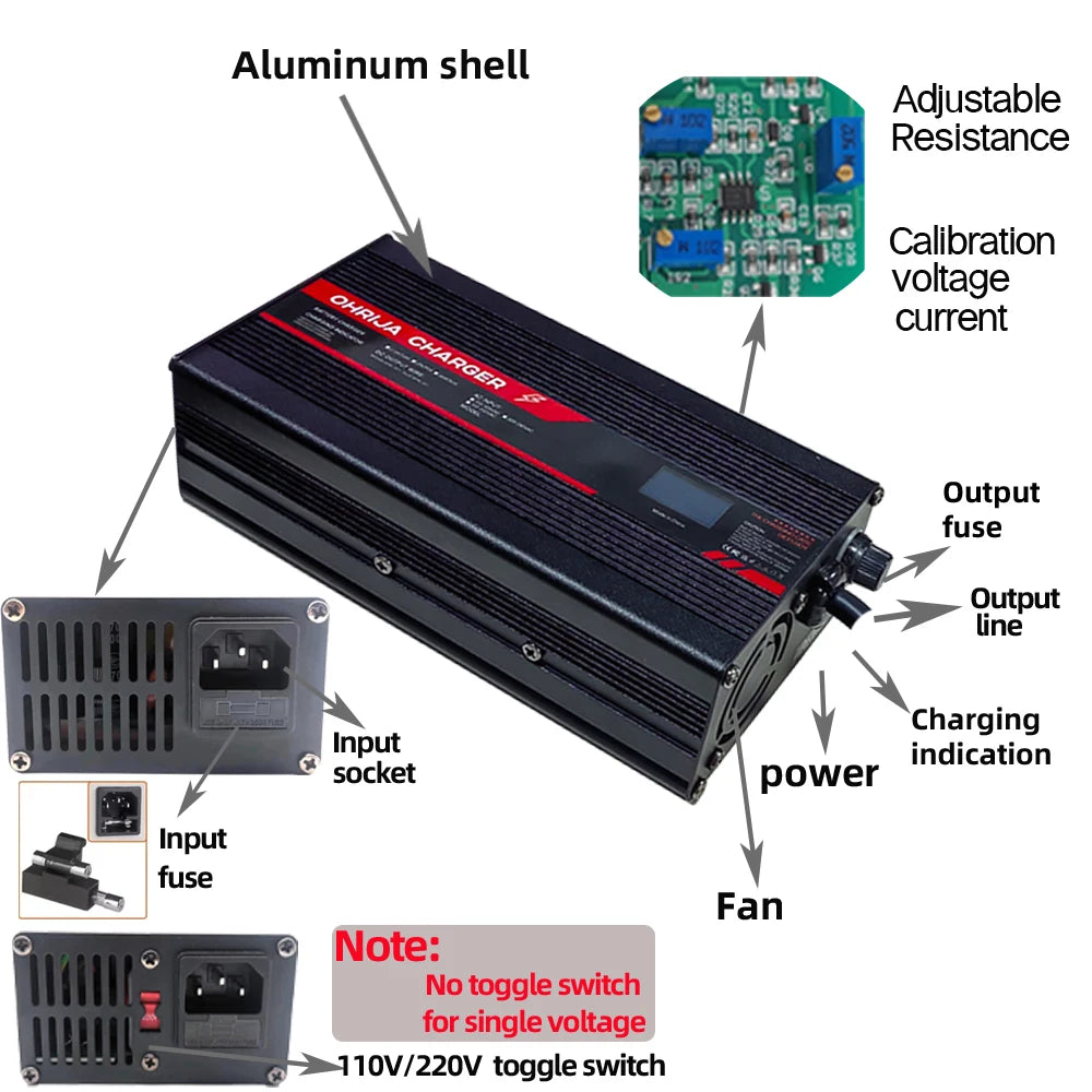 OHRIJA smart battery charger