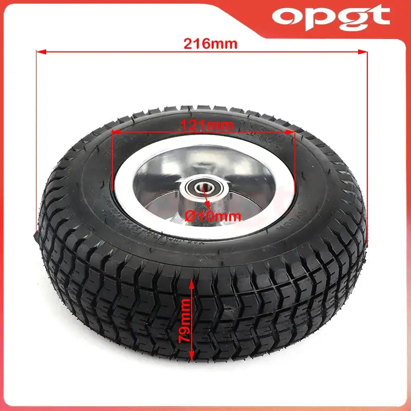 OPGT 9x3.50-4 tire side view