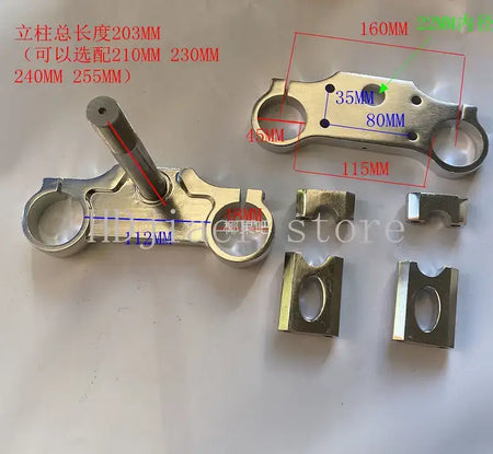 Off-Road Motorcycle Front Fork Assembly - Left and Right Pair