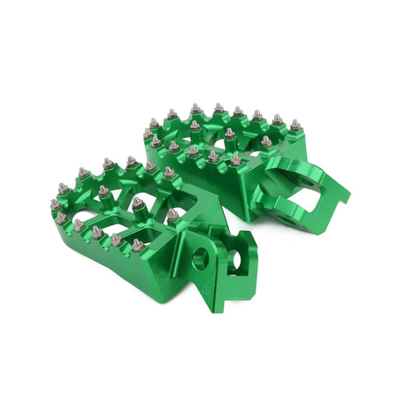 Off road dirt bike foot pegs heavy duty wide platform