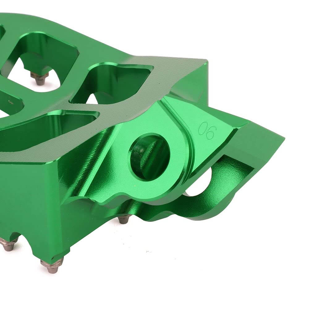 Off road dirt bike foot pegs improved grip and stability