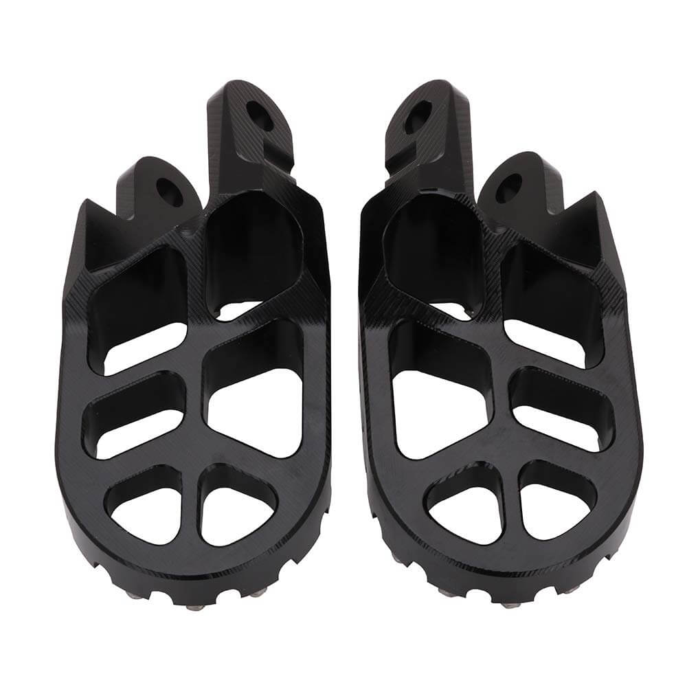 Off road motorcycle foot pegs strong grip and control design