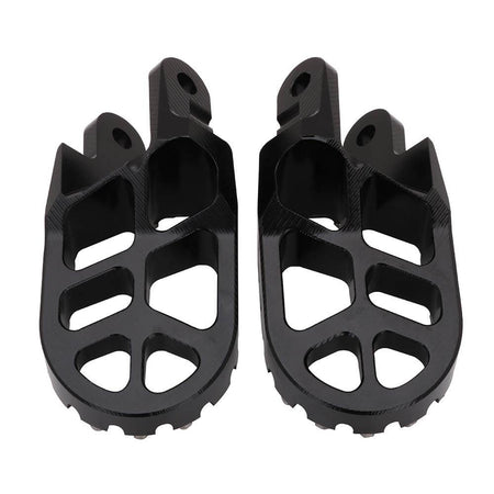 Off road motorcycle foot pegs strong grip and control design