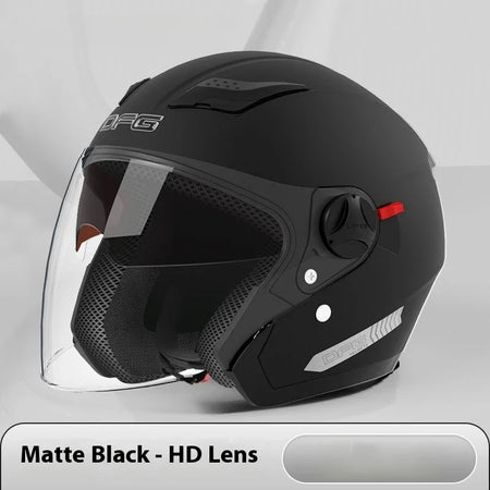 DFG Electric Motorcycle Helmet 3/4 Flip-Up – UGNE Parts