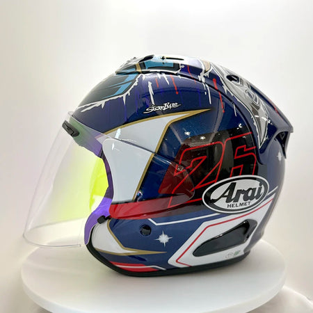 Open face downhill riding helmet